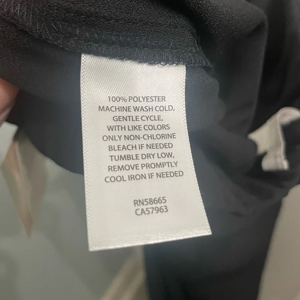 14th & Union Jogger Style Lightweight Relaxed Trousers in Black Sz S - Picture 8 of 11